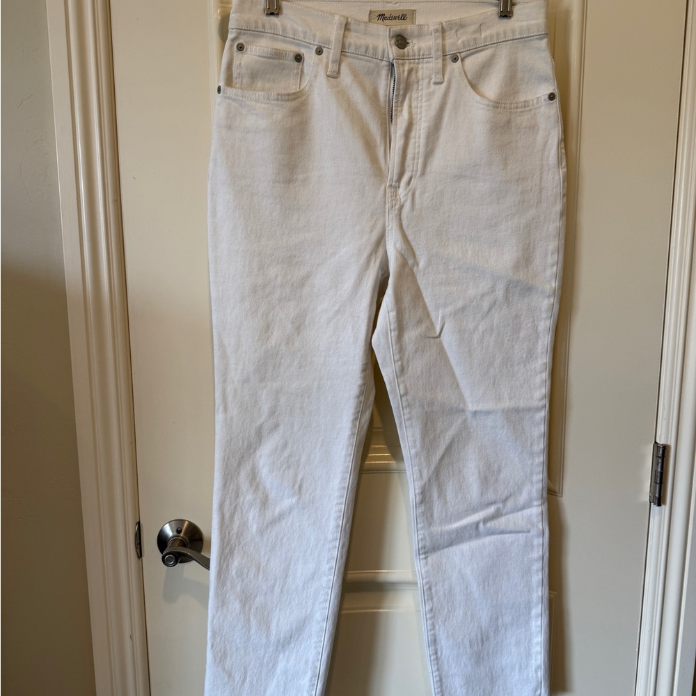 Madewell Women's High Rise Jeans - White - Picture 11 of 13